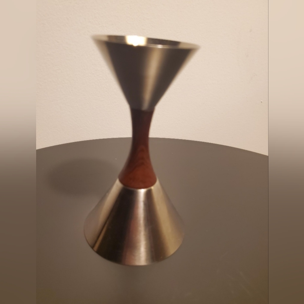 Vintage MCM/ Arthur Salm/ AS Sweden/Danish Modern Teak Bell/Stainless steel